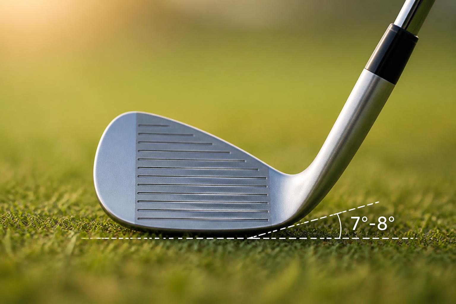 Illustration for: Low Bounce (7°–8°): For Firm Turf and Skilled Hands