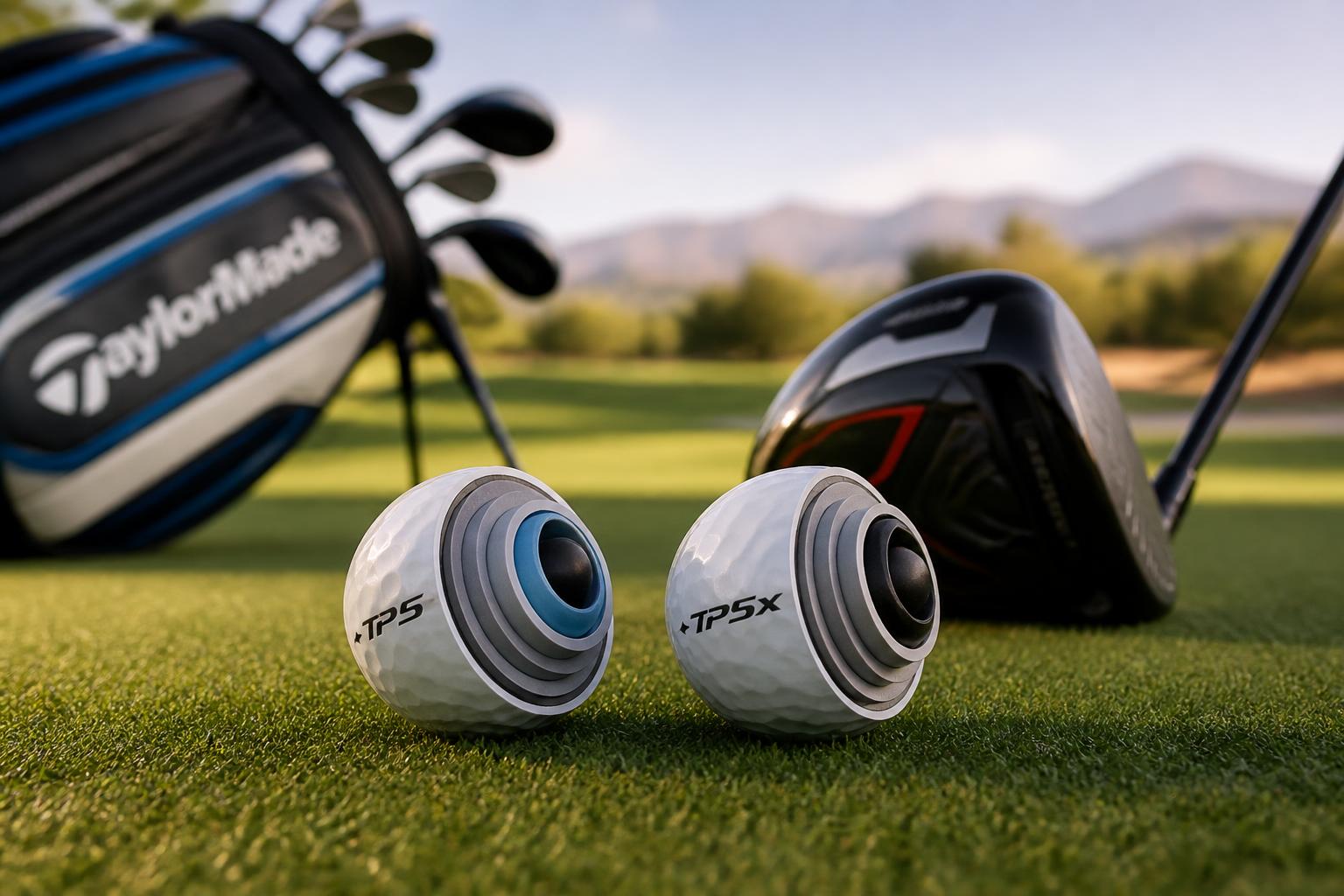 Featured image for article: Taylormade TP5 vs TP5x: Specs & Differences